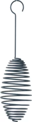 Mangeoire spirale pour les boules de graisse pour oiseaux Zolux marine