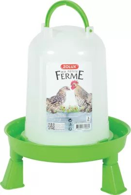 Abreuvoir pour oiseaux Zolux L.22 x l.22 x H.28 cm - contenance 3 L