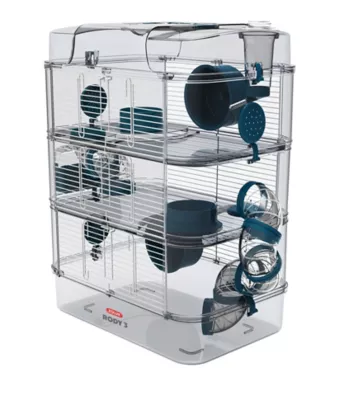 Cage pour rongeurs Rody 3 trio Zolux bleu