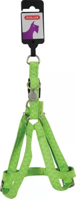 Harnais réglable Mc Leather 15mm anis