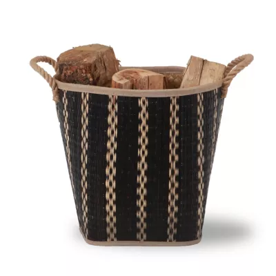 Panier à bûches Corda Noir Le Marquier