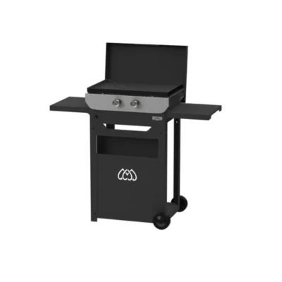 Plancha gaz Original duo 260 avec chariot Le marquier H.124 x P.49 cm 8 personnes