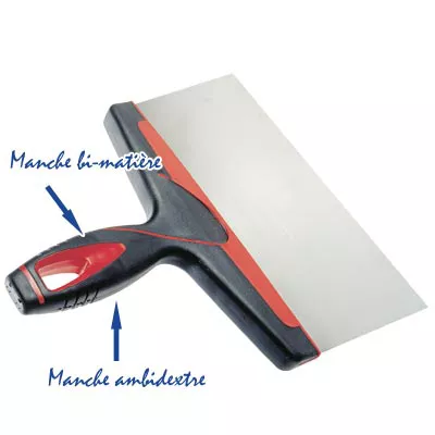 Couteau plaquiste à enduire inox Ocai L.20 cm