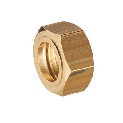 2 écrous 6 pans collet battu Ø8 mm - 12x17