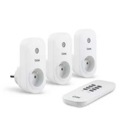 EasyDomo 200Kit de 3 prises télécommandées intérieures et 1 télécommande