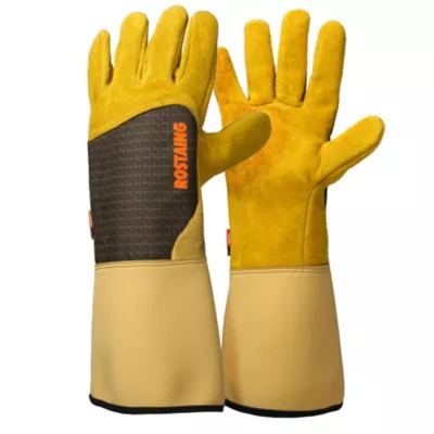 Gants de jardinage Rostaing Roncier gros épineux en cuir Taille 11 (XXL)