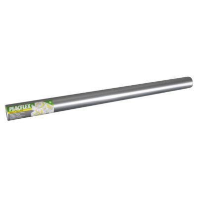Placage mélaminé adhésif Plac Flex aluminium 90 cm x L.2,15 m