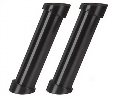 Pied support de snack incliné noir vendu par 2