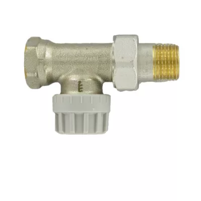 Corps thermostatique droit 1/2" en laiton pour tête de radiateur, Comap