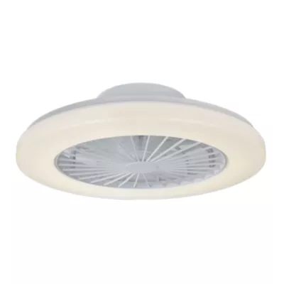 Ventilateur de plafond avec éclairage LED blanc Ø.50cm Seynave Ricardo
