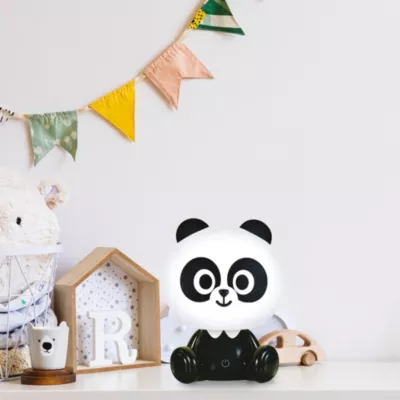Veilleuse panda LED integrée blanc 3W IP20 H.23cm Seynave