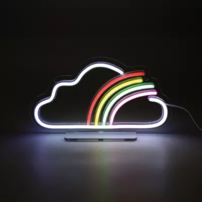 Néon LED nuage multicouleurs IP20 L.30cm 9W Seynave