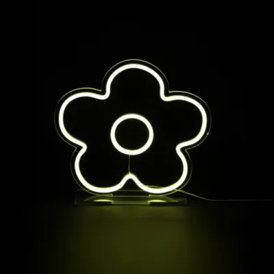 Néon LED fleur marguerite IP20 H.33cm 8W Seynave