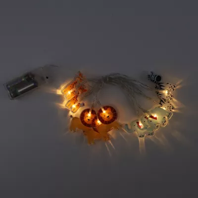 Guirlande lumineuse enfant LED à piles animaux savane L.165cm Seynave