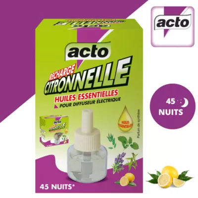 Recharge d'huiles essentielles pour diffuseur électrique Acto