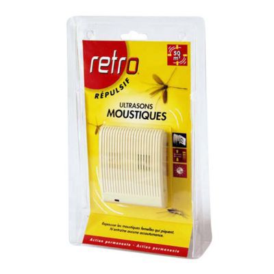 Retro répulsif ultrasons moustiques-moustiques tigres, 1 émetteur