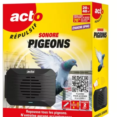 Répulsif portatif sonore pigeons Acto