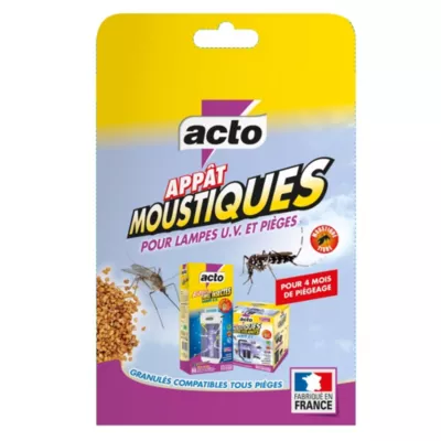 Granulés appâts moustiques pour lampes UV et pièges Acto