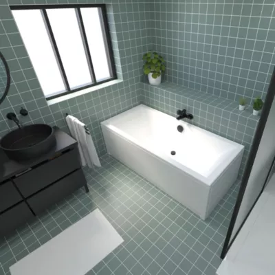 Baignoire Embleme Duo 180 x 80 cm sans tablier Valentin