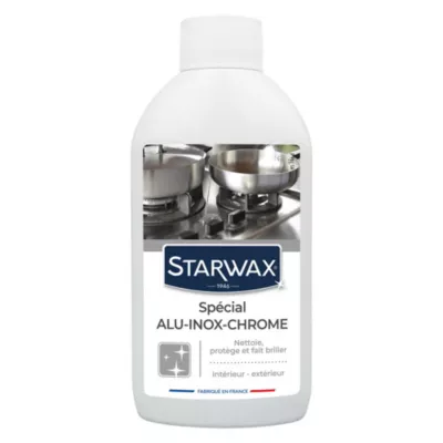 Nettoyant métaux spécial alu, inox et chrome Starwax 250ml