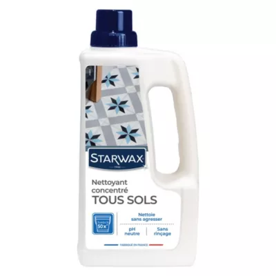 Nettoyant doux sol intérieurs Starwax 1L