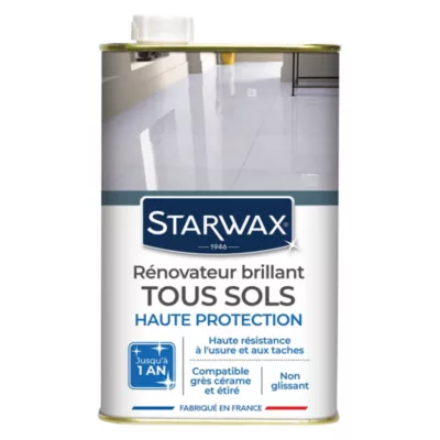 Rénovateur brillant tous sols intérieurs Starwax 1L