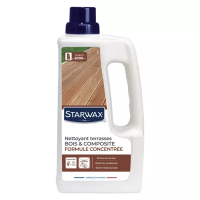 Nettoyant concentré terrasse bois Starwax 1L