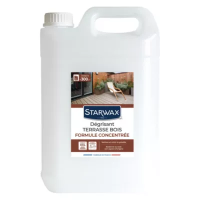 Dégrisant terrasse bois formule concentré 5L