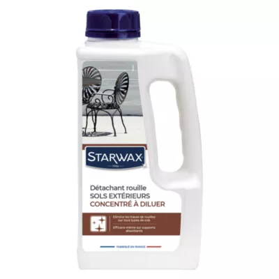 Détachant rouille sols extérieurs Starwax 1L