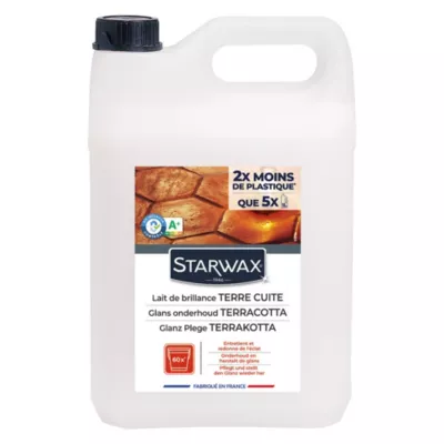 Lait de brillance tomettes et terres cuites Starwax 5L