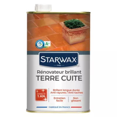 Rénovateur brillant protecteur tomettes et terres cuites Starwax 1L