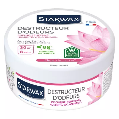 Destructeur d'odeurs fleurs de lotus 300g Starwax