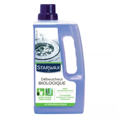 Déboucheur biologique Starwax 1L sans acide sans soude