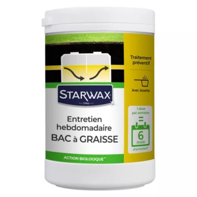 Entretien hebdomadaire bac à graisses 750g, Starwax