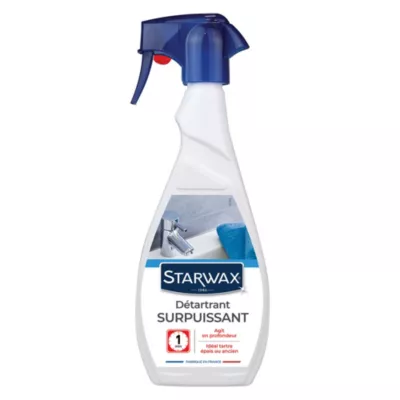 Détartrant surpuissant salle de bains pulvérisateur 500 ml Starwax