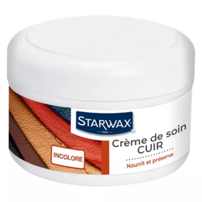Crème nourrissante cuir incolore Starwax 150ml