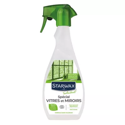 Nettoyant spécial vitres et miroirs SoluVert Starwax 0,5L
