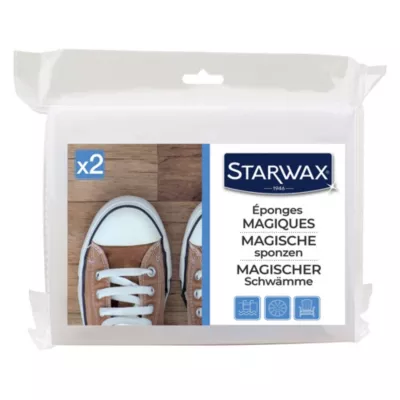Lot 2 éponges magique Starwax l.18 x H.17 x P.4 cm