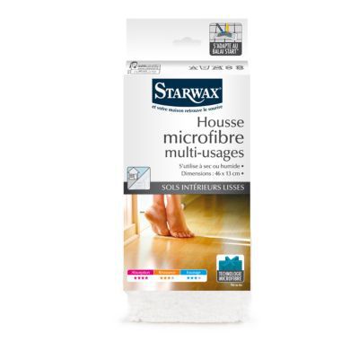 Housse microfibre multi-usage pour balai