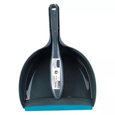 Combiné pelle-balayette caoutchouc Starwax gris et bleu l.22,5 x H.22 x P.9cm