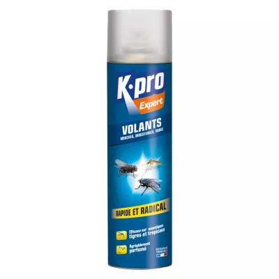Aérosol tous volants mouches, moustiques, taons Kapo 400ml