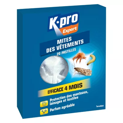 Pastilles anti-mites et larves 375 g