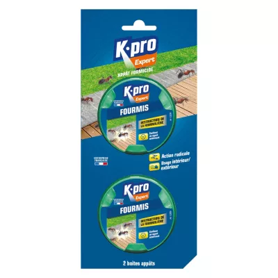 Boîte appat fourmis Kapo Expert 2 x 10g