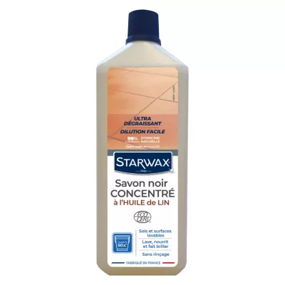 Savon noir à l'huile de lin Starwax 1L
