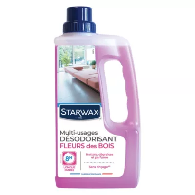 Nettoyant désodorisant multi-usages senteur fleur des bois Starwax 1L