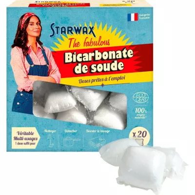 Bicarbonate de soude doses 20 x 20g Starwax Fabulous