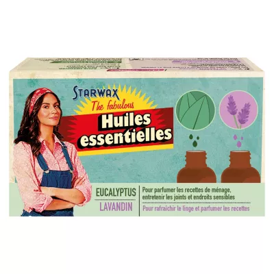Huiles essentielles lavande et arbre à thé Fabulous 2x10 ml