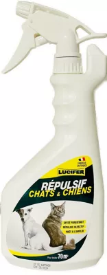 Répulsif Chien Chat Pulvérisateur 750ml LUCIFER