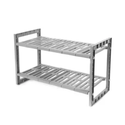 Étagère de rangement extensible sous l'évier Compactor L. 50 à 76 cm gris