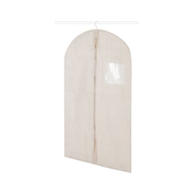 Housse de rangement pour vêtement Compactor Nancy beige H. 100 x L. 60 cm